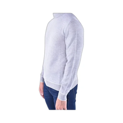 Eleventy Embroidered Turtleneck Knitted Sweater