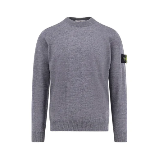 Stone Island Logo Patch Crewneck Jumper