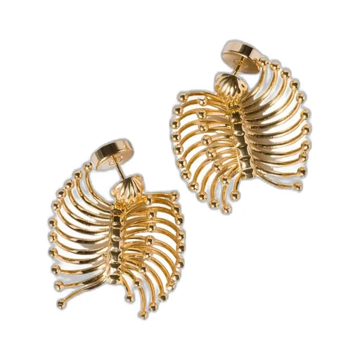 Miu Miu Lasered Logo Earrings