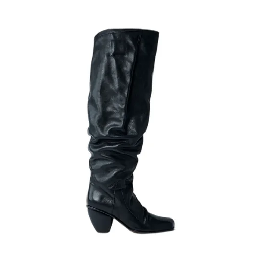 Vivienne Westwood River Square-Toe Knee-High Boots