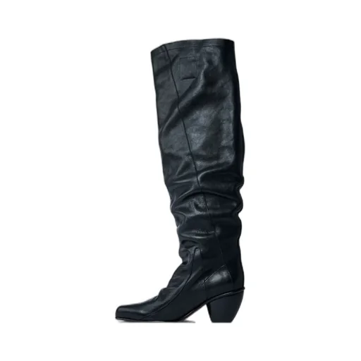 Vivienne Westwood River Square-Toe Knee-High Boots