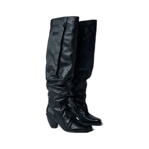 Vivienne Westwood River Square-Toe Knee-High Boots
