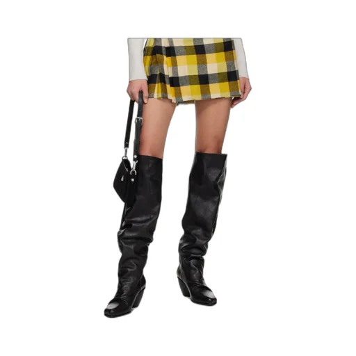 Vivienne Westwood River Square-Toe Knee-High Boots