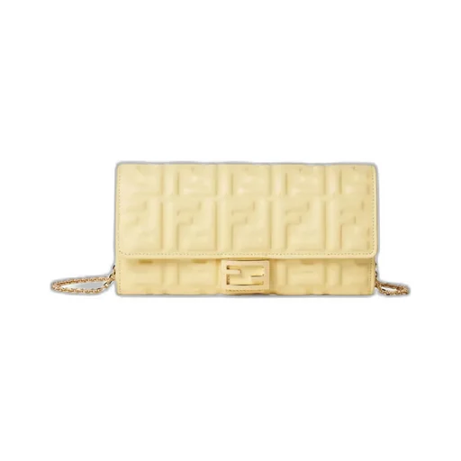 Fendi Ff Motif Baguette Continental Chain-Linked Wallet