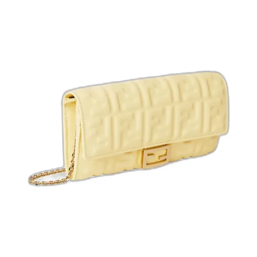 Fendi Ff Motif Baguette Continental Chain-Linked Wallet