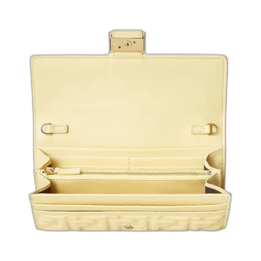 Fendi Ff Motif Baguette Continental Chain-Linked Wallet