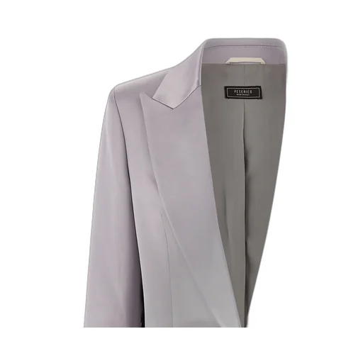 Peserico Single-Breasted Satin Blazer