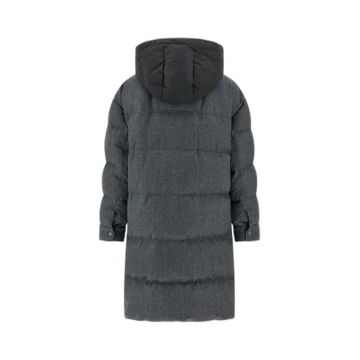 Brunello Cucinelli Long Quilted Jacket