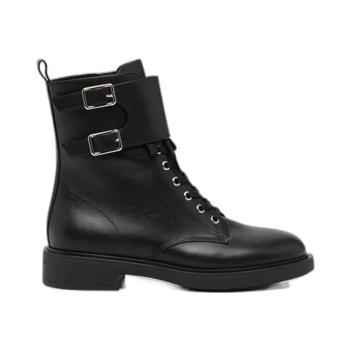 Ripley Buckle Leather Abkle Boots