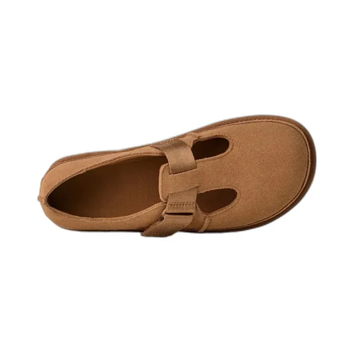 Goldenstar Mary Jane Strap Detail Loafers