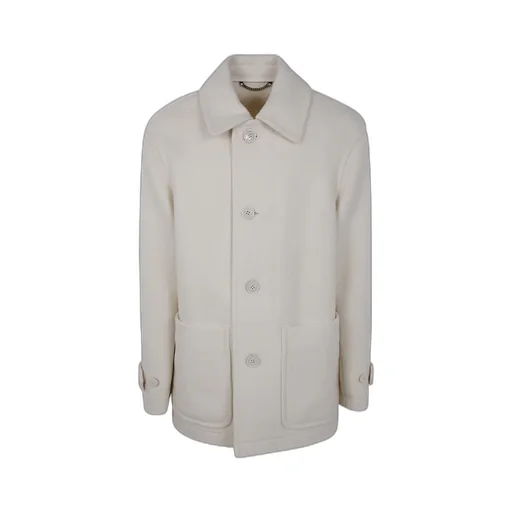 Long-Sleeved Lapel Coat