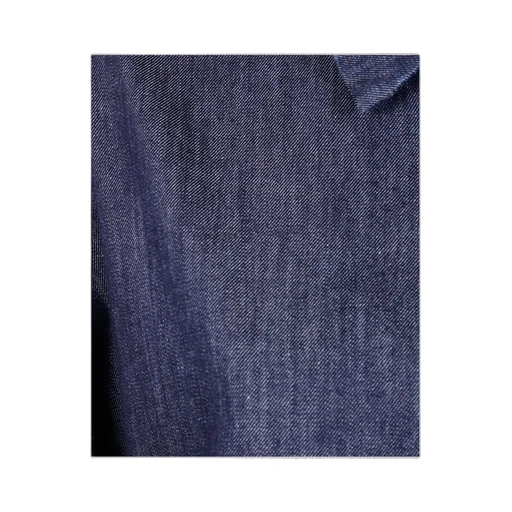 Contrast-Stitching Denim Shirt