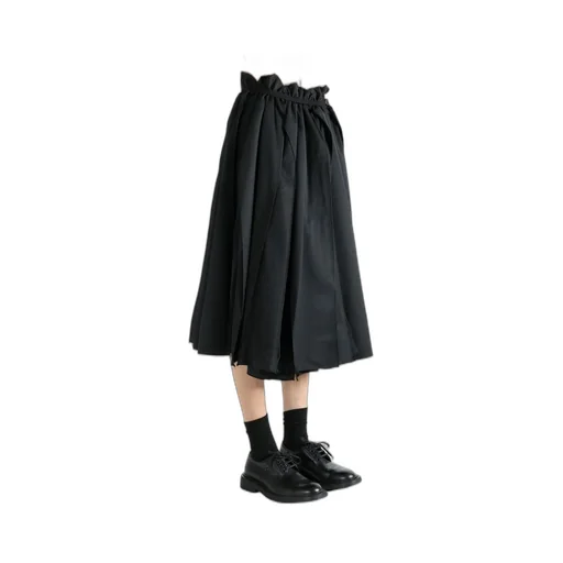 Ruffled Half-Length Skirt