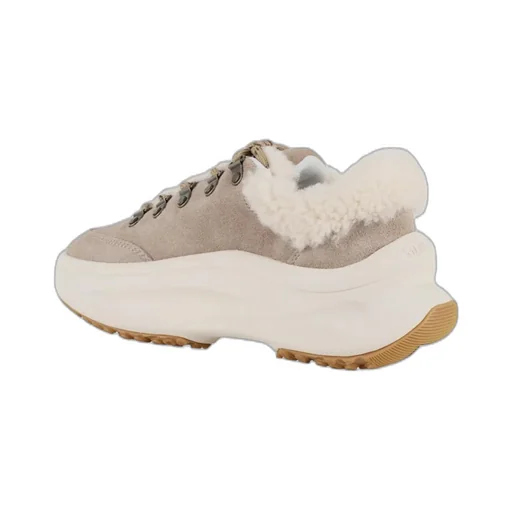 City Shearling Platform Sneakers