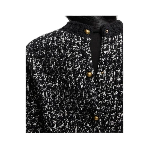 Fringe-Trim Wool Blend Sweater
