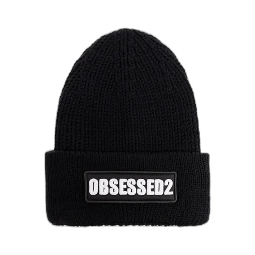 Dsquared2 Logo Patch Knitted Beanie