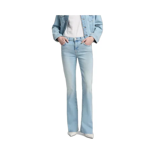 Waistband Jeans With Belt Loops