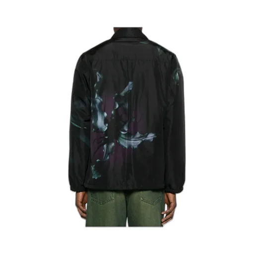 Dries Van Noten Drawstring Floral Printed Jacket