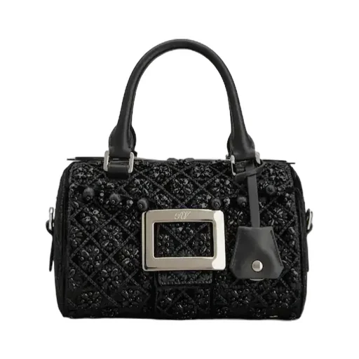 Belle Vivier Bag In Velvet