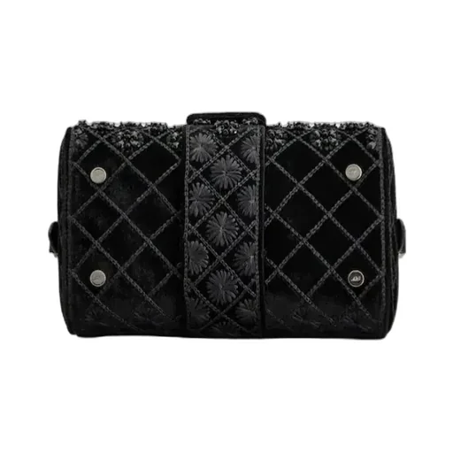 Belle Vivier Bag In Velvet