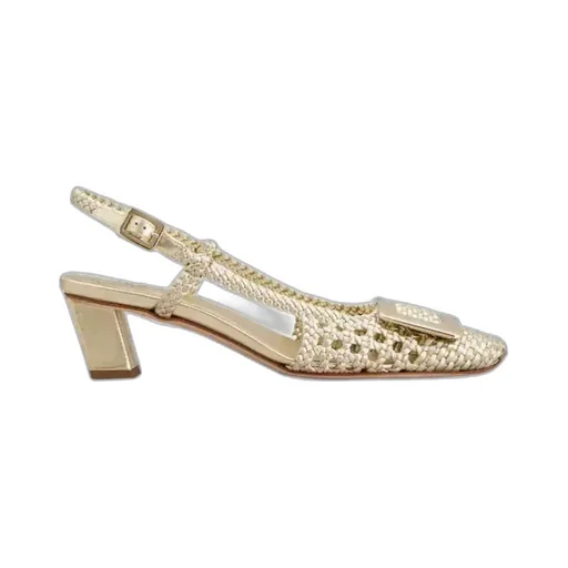 Belle Vivier Slingback Pumps In Leather