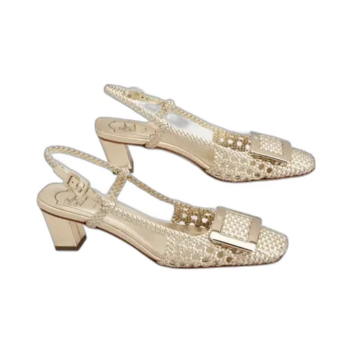 Belle Vivier Slingback Pumps In Leather