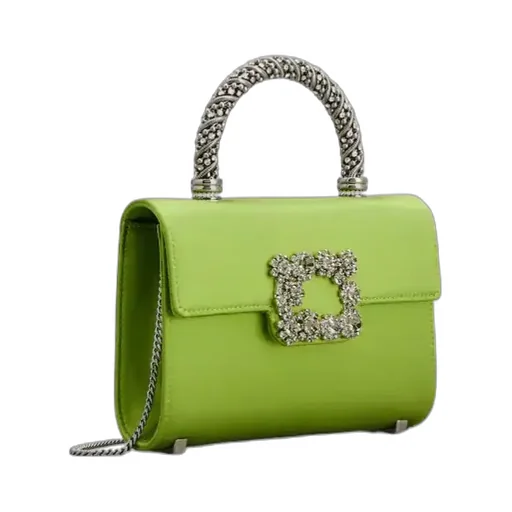 Jewel Efflorescence Mini Bag In Satin