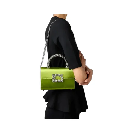Jewel Efflorescence Mini Bag In Satin