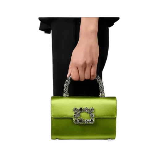 Jewel Efflorescence Mini Bag In Satin