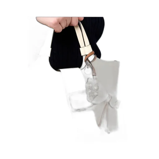 Efflorescence Bag Charm In Leather
