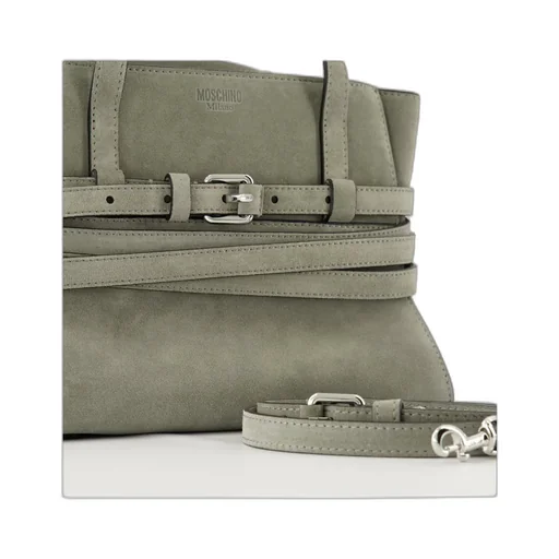 Tie Me Belt-Detail Tote Bag