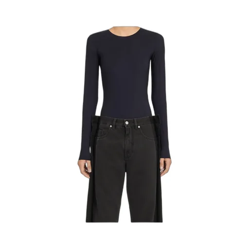 Long-Sleeve Jeans Bodysuit