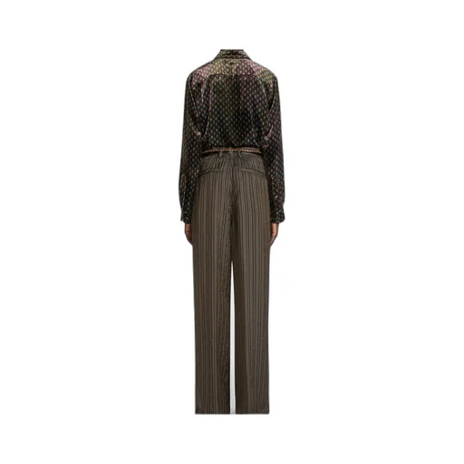 Printed Velvet Shirt