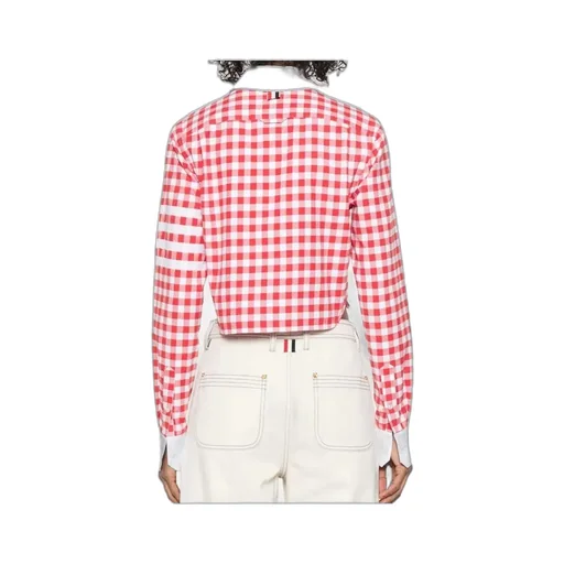 4 Bar Stripes Gingham Check Shirt