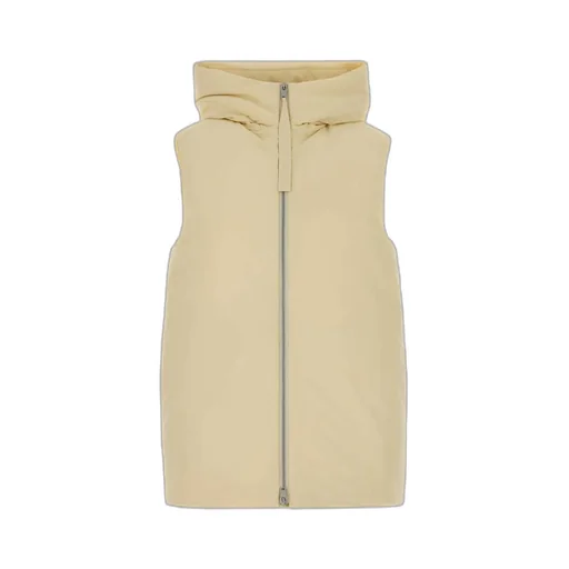 Jil Sander Hooded Zip-Front Padded Vest