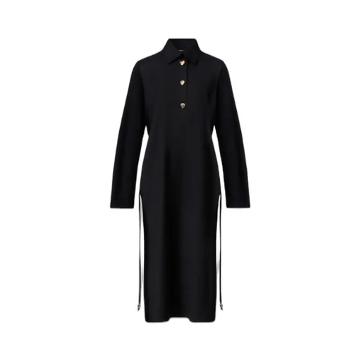 Long-Sleeved Midi Dress