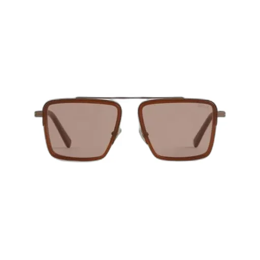 Zegna Square Frame Sunglasses