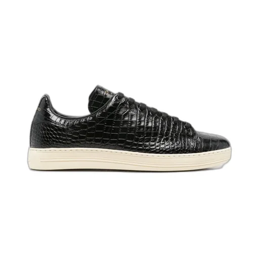 Tom Ford Embossed Low-Top Sneakers