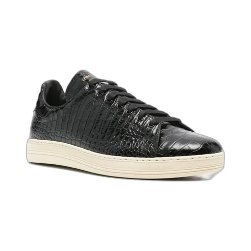 Tom Ford Embossed Low-Top Sneakers