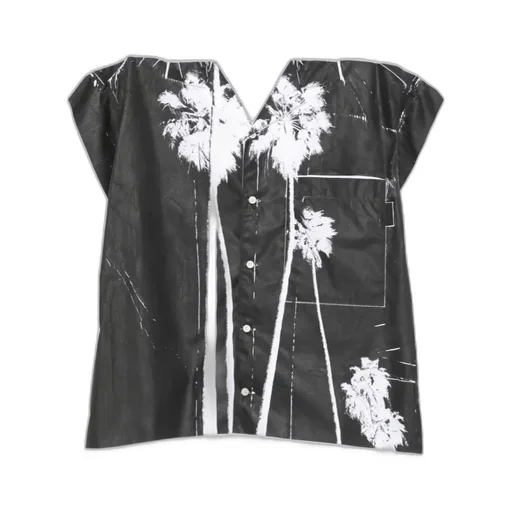 Palm Angels Dec Palm Culture Short-Sleeved Bowling Shirt