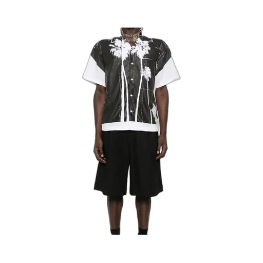 Palm Angels Dec Palm Culture Short-Sleeved Bowling Shirt