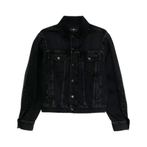 7 For All Mankind Twisted Crystal Jacket
