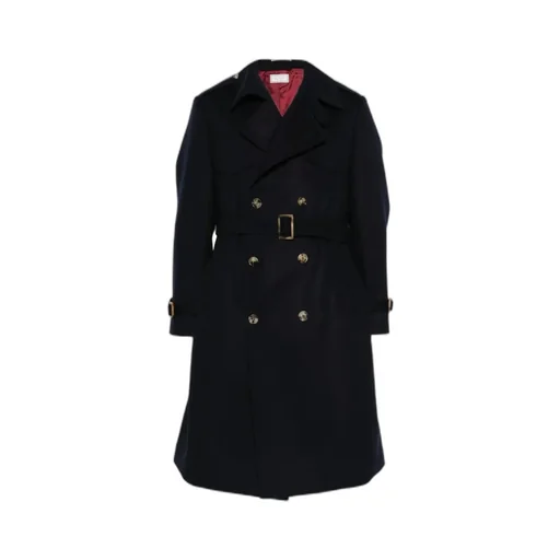 Double-Breasted Belted Coat