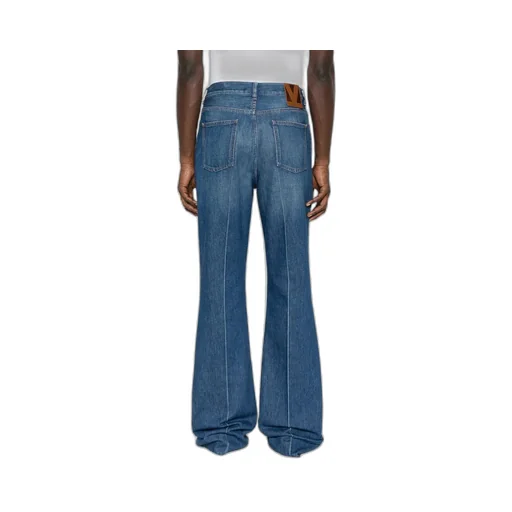 Valentino	Logo Patch Flared Jeans