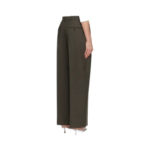 Wide Tailored Trousers Forest