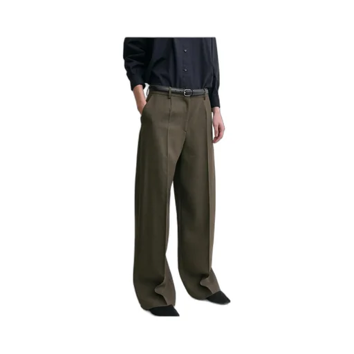 Wide Tailored Trousers Forest