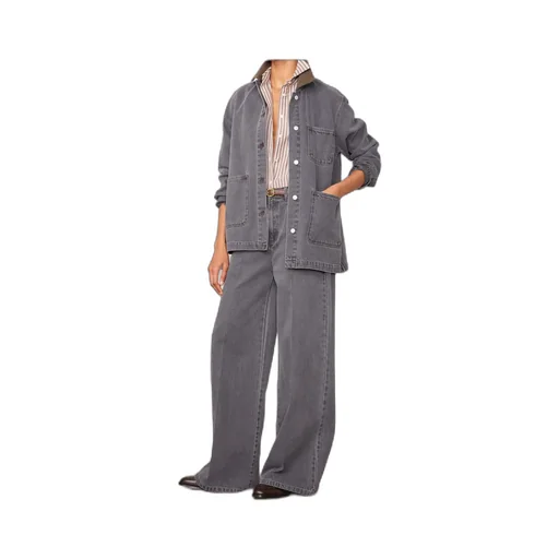 Button-Down Long-Sleeved Casual Jacket