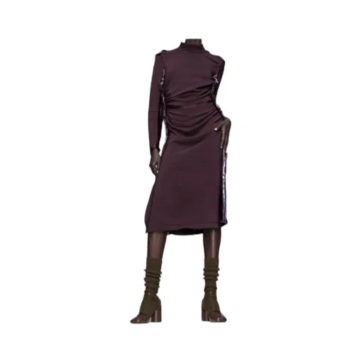 Maison Margiela Long-Sleeve Midi Dress