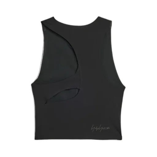 Y-3 Logo Printed Cropped Run Top