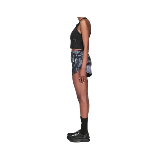 Y-3 Logo Printed Cropped Run Top